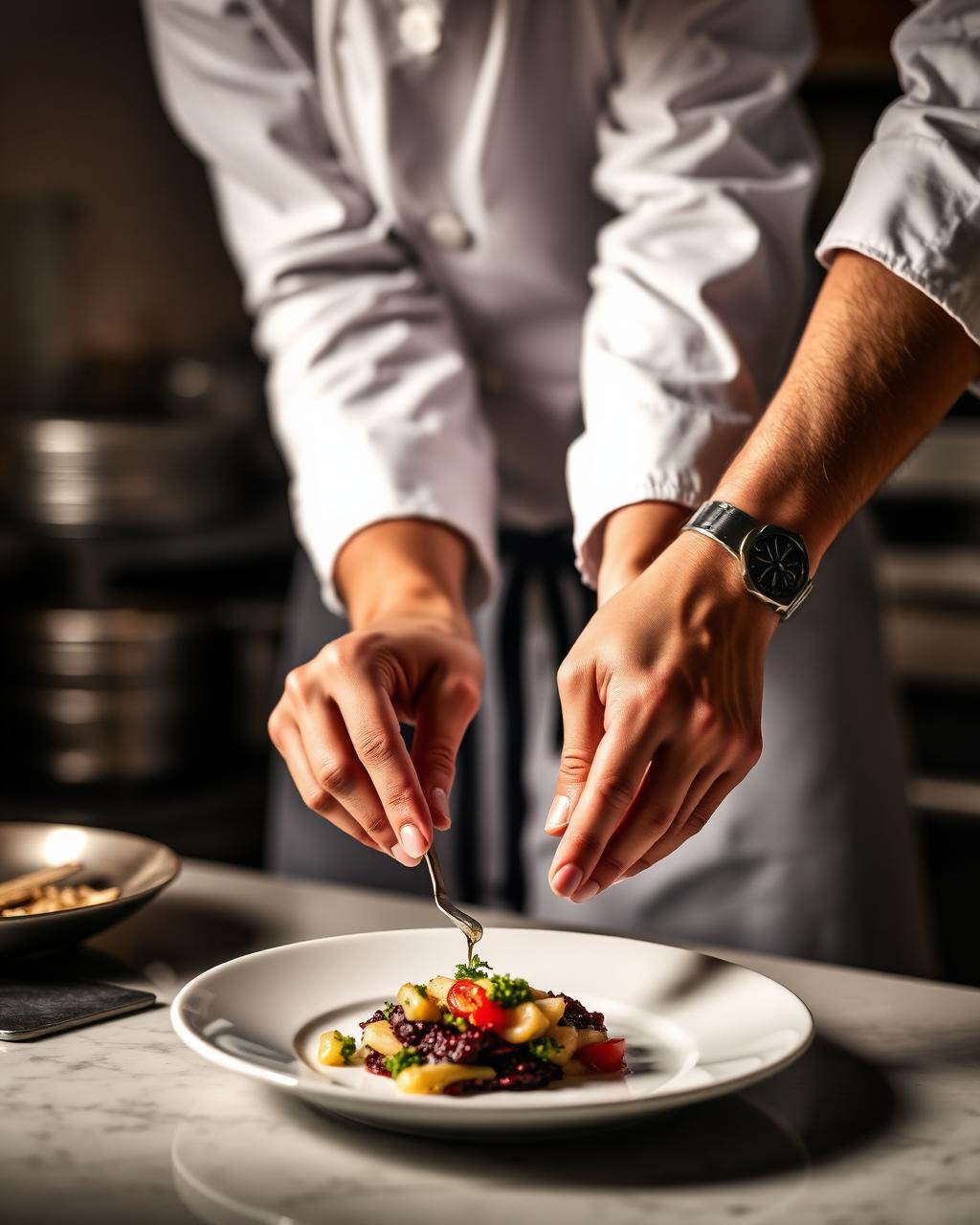 Chef privé en cuisine